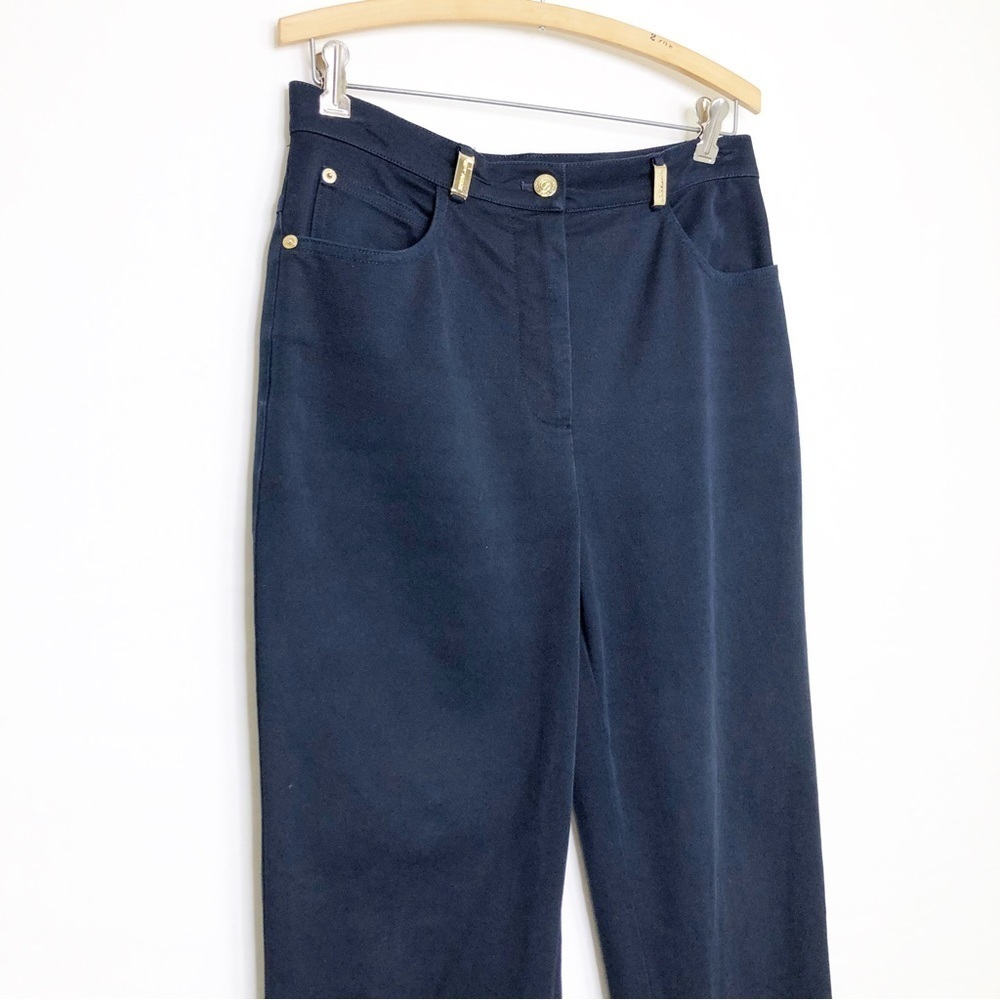 St John sport by Marie Gray Navy blue high rise, jeans - Picture 3 of 11